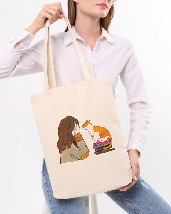 Zoozie Bags Bolso de mano 1160 100% Algodón Crema 35 x 40 x 8 cm